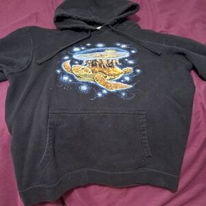 Discworld Starry Night black hoodie